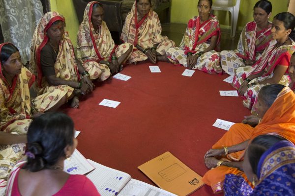 Self Help Group meeting in progress
